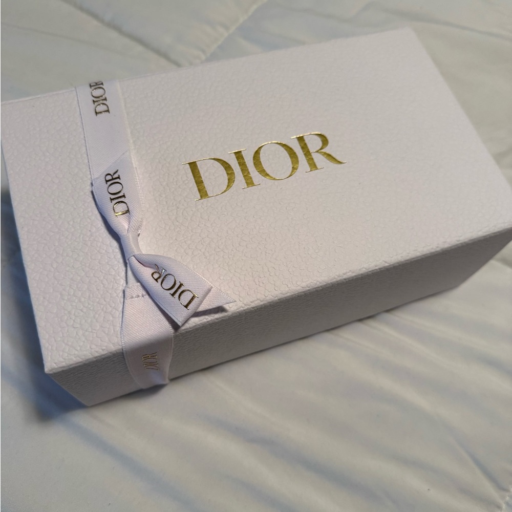 Dior White Box with Gold Accents